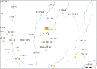 map of Naoc