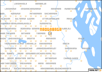 map of Naodābaga