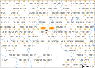 map of Naogaon
