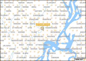 map of Naogaon