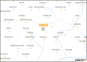 map of Năoiu