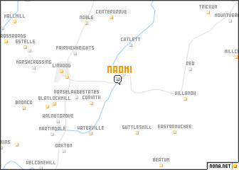 map of Naomi