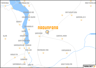 map of Naounfana