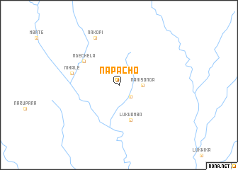 map of Napacho