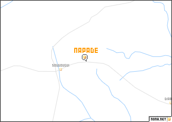 map of Napadé