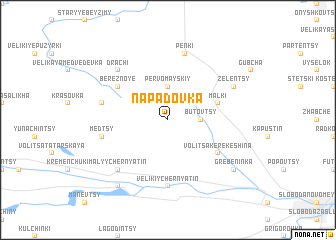 map of Napadovka