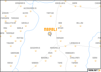 map of Napali