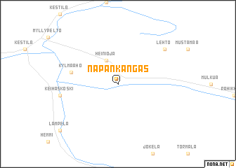 map of Näpänkangas