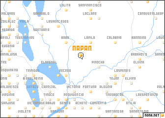 map of Napan
