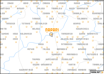 map of Napari