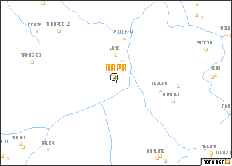 map of Napa