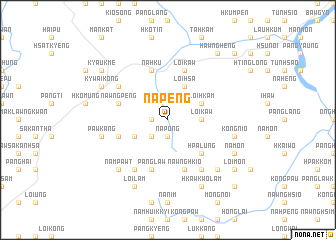 map of Napeng