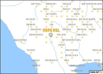 map of Napérol