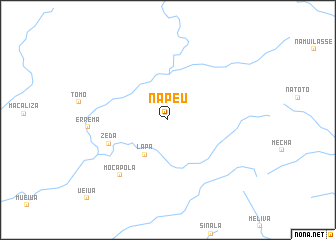 map of Napéu