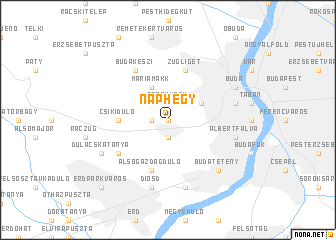 map of Naphegy