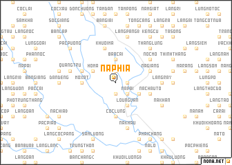 map of Nà Phía