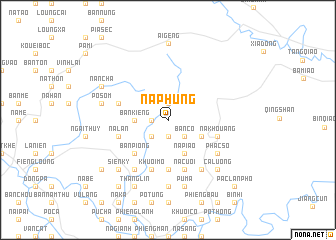 map of Na Phưng