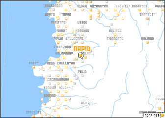 map of Napid