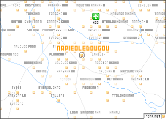 map of Napiéolédougou