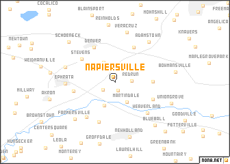 map of Napiersville