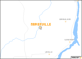 map of Napierville