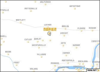 map of Napier