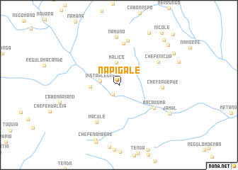 map of Napigale