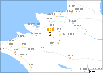 map of Napi