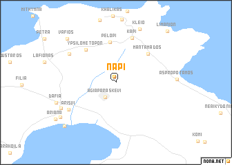 map of Nápi