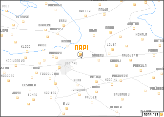 map of Näpi