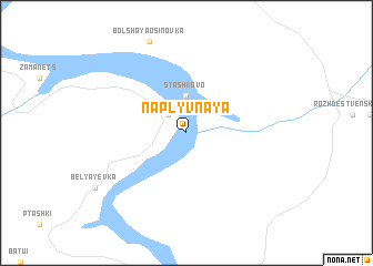 map of Naplyvnaya