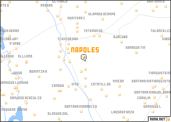 map of Nápoles