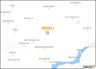 map of Napoli