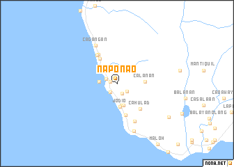 map of Naponao