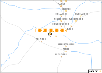 map of Naponkalakaha