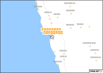 map of Napoopoo