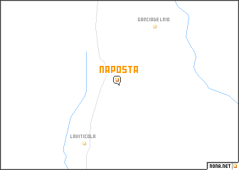 map of Napostá