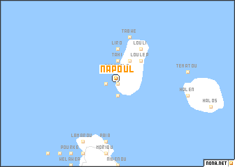 map of Napoul