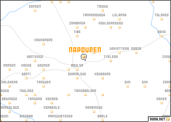 map of Napouren