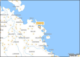 map of Napo