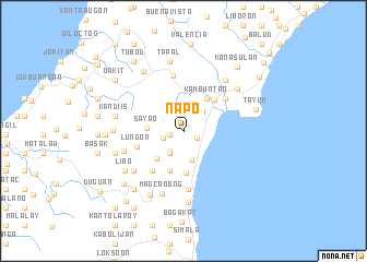 map of Napo