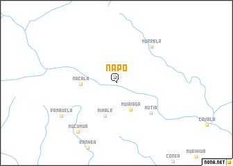 map of Napó