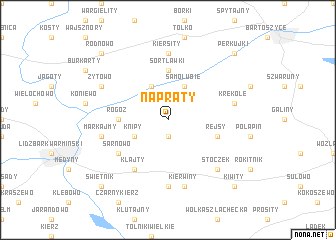 map of Napraty