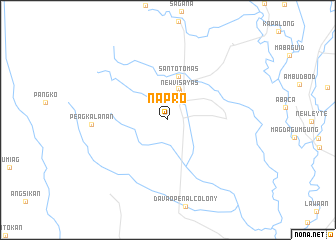 map of Napro