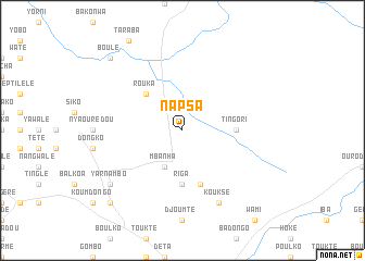 map of Napsa