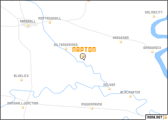 map of Napton