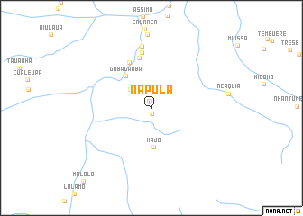 map of Nápula