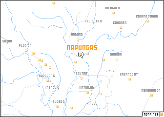 map of Napungas