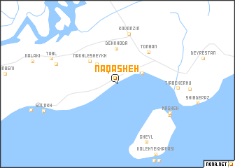 map of Naqāsheh