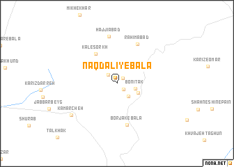 map of Naqd‘alī-ye Bālā